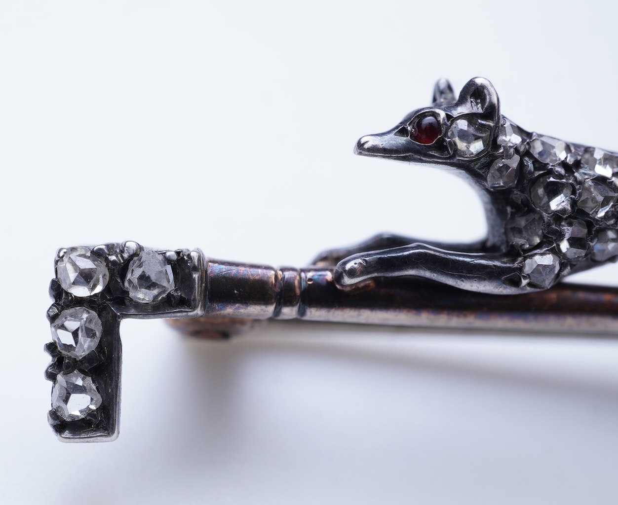 A late Victorian novelty diamond brooch, circa 1900